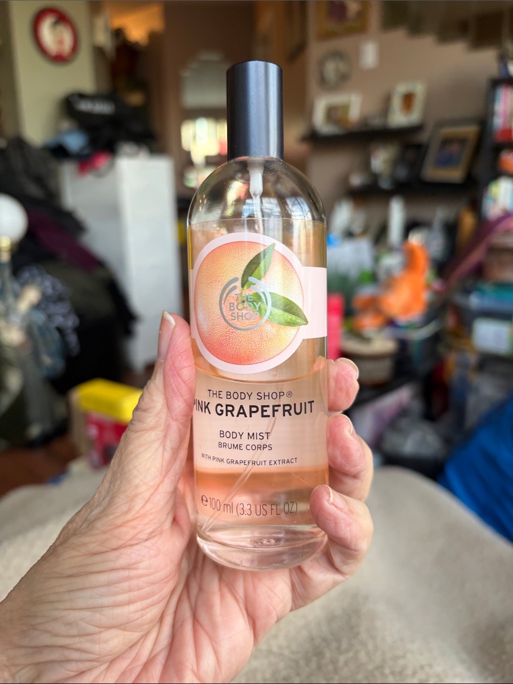 The Body Shop Pink Grapefruit Body Mist 100ml. 50% Left. Gorgeous.